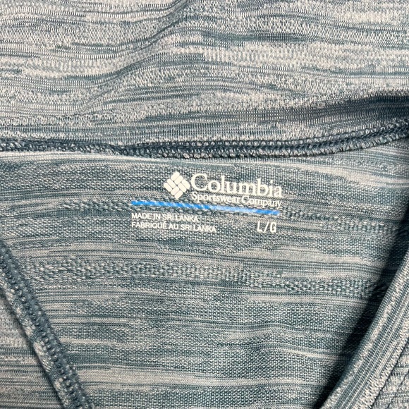 Columbia Activewear Cutout Tank Top Blue Size Large - Picture 3 of 3